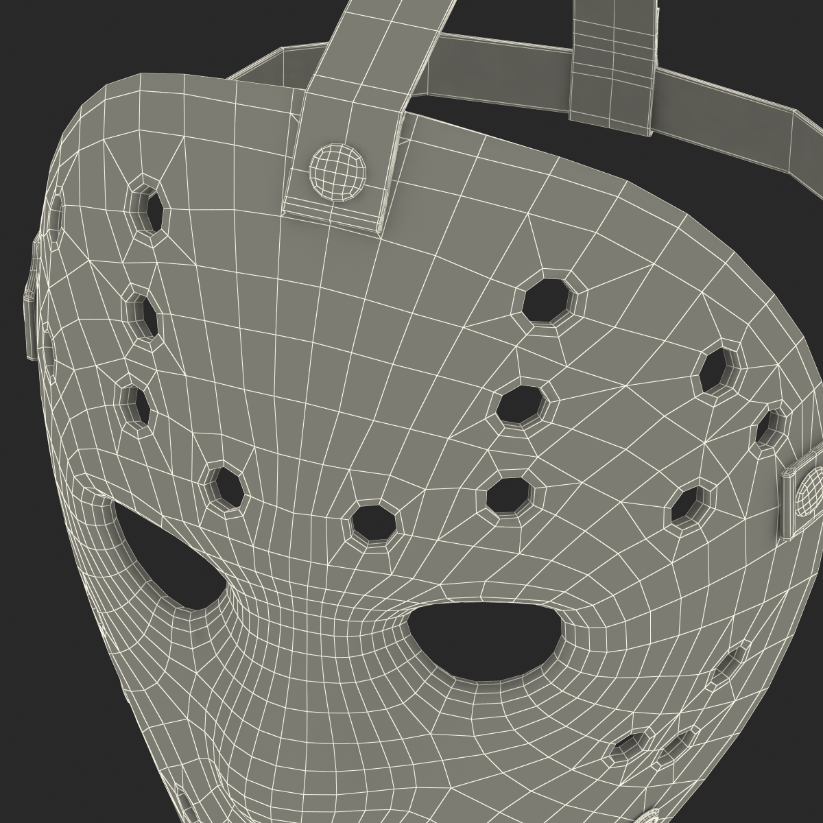 3D Hockey Mask 5 model