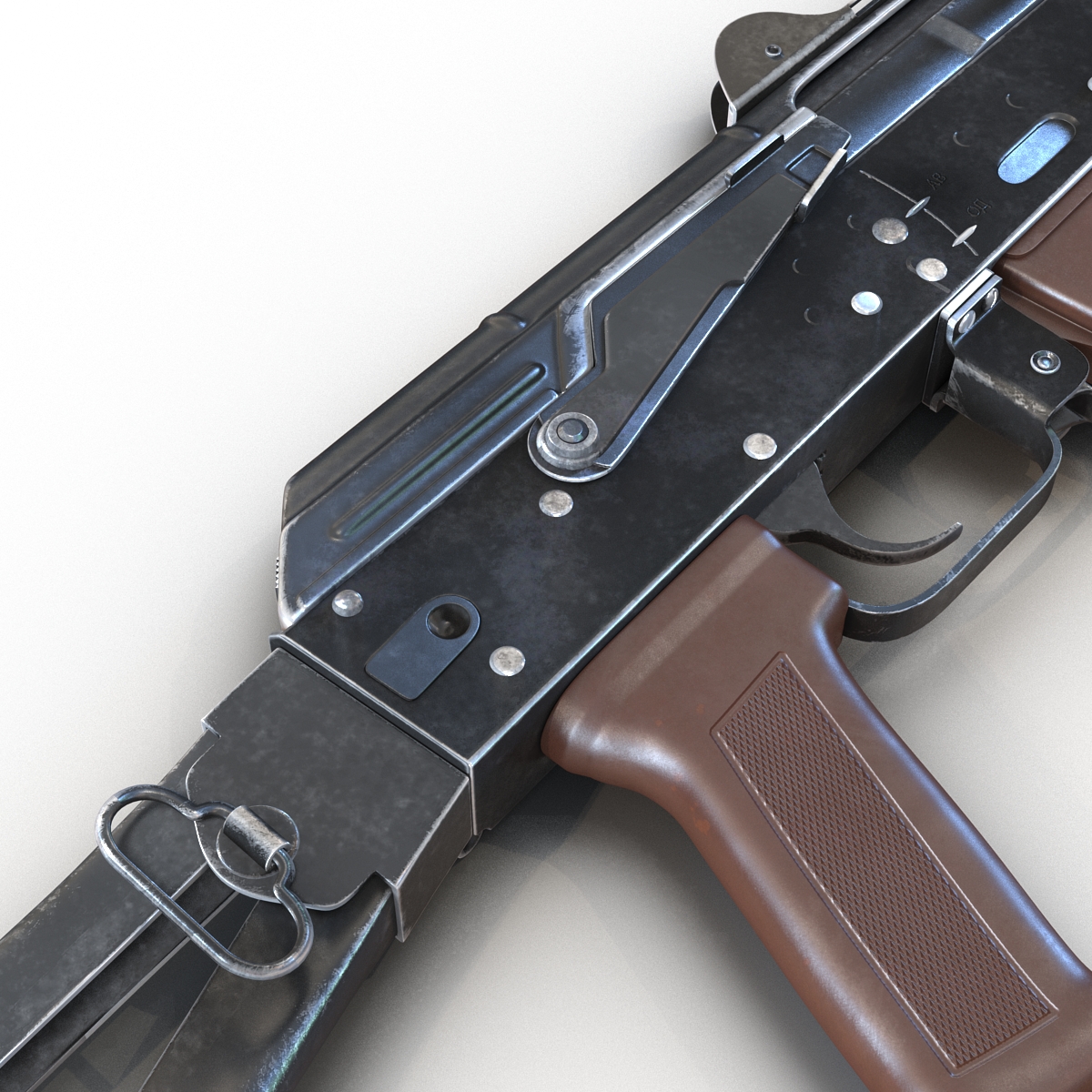 3D Assault Rifle AKS 74U