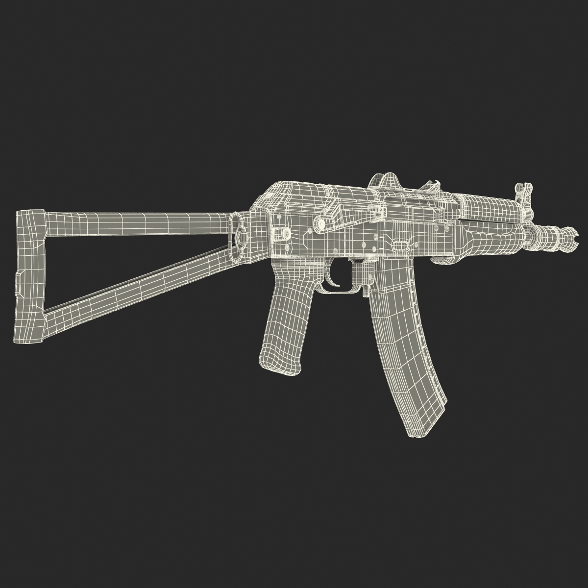 3D Assault Rifle AKS 74U