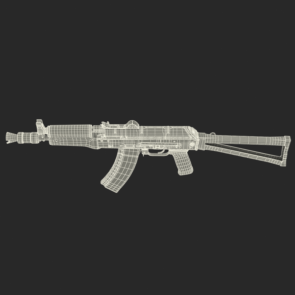 3D Assault Rifle AKS 74U