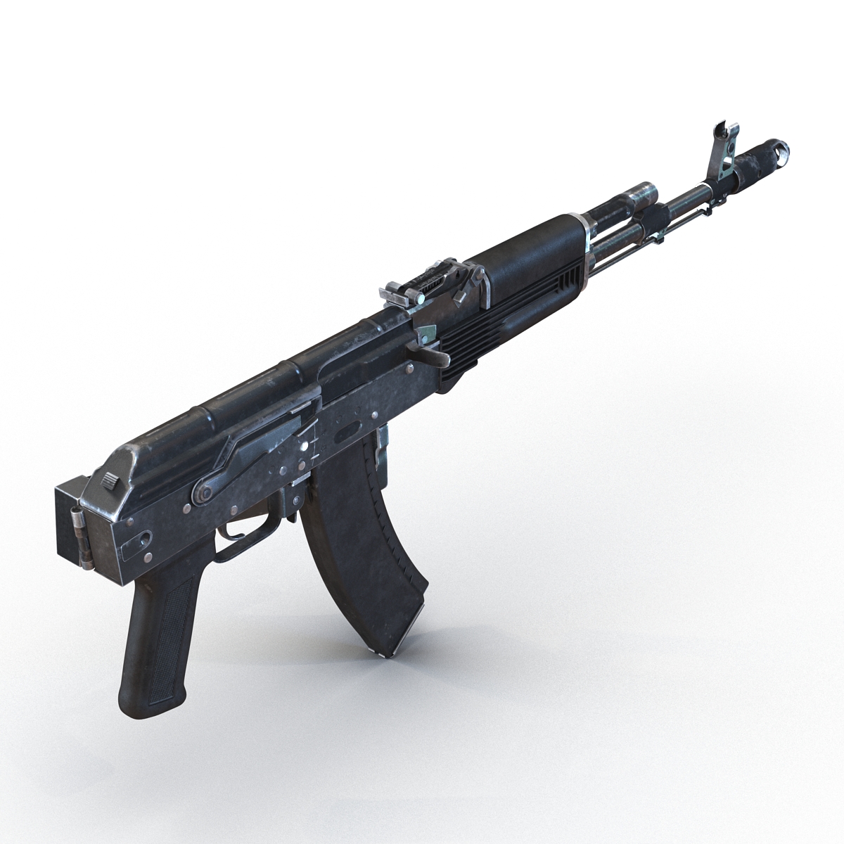 3D model Assault Rifle AKS 74