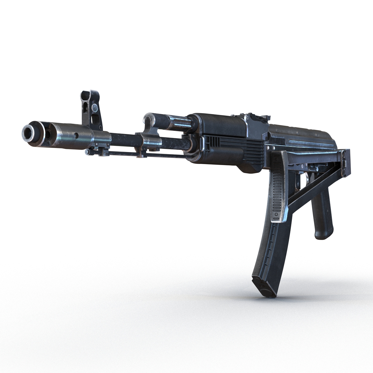 3D model Assault Rifle AKS 74