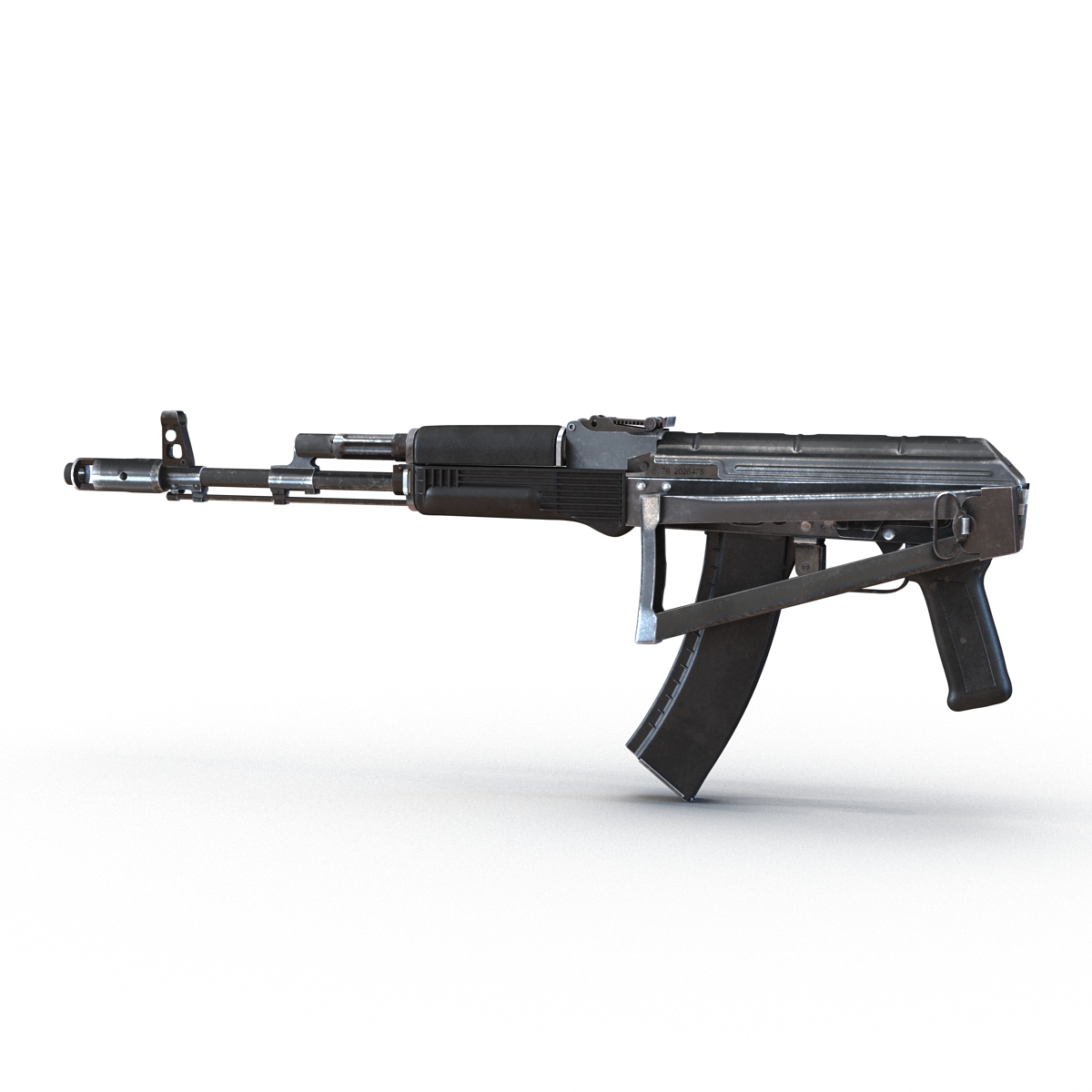 3D model Assault Rifle AKS 74