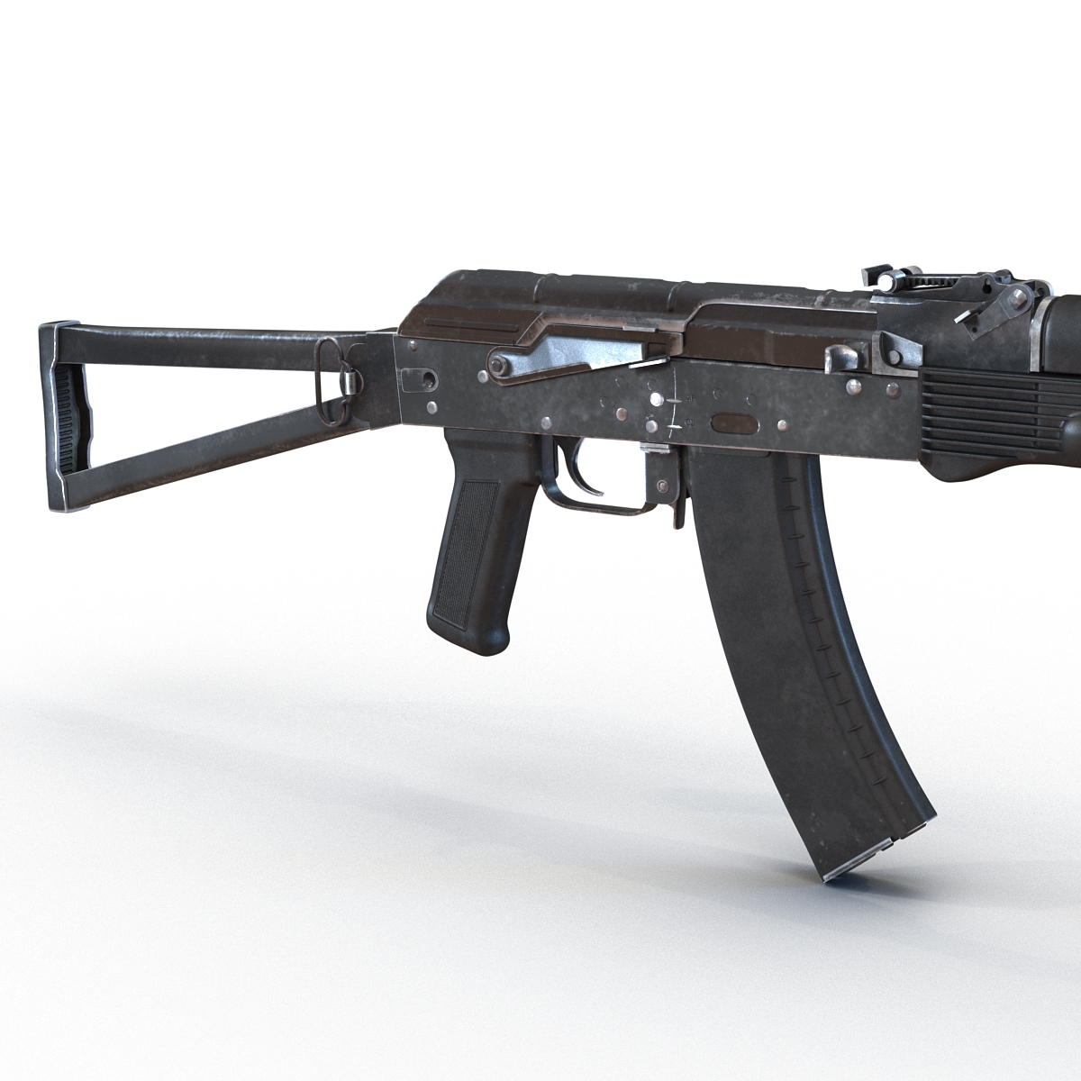 3D model Assault Rifle AKS 74