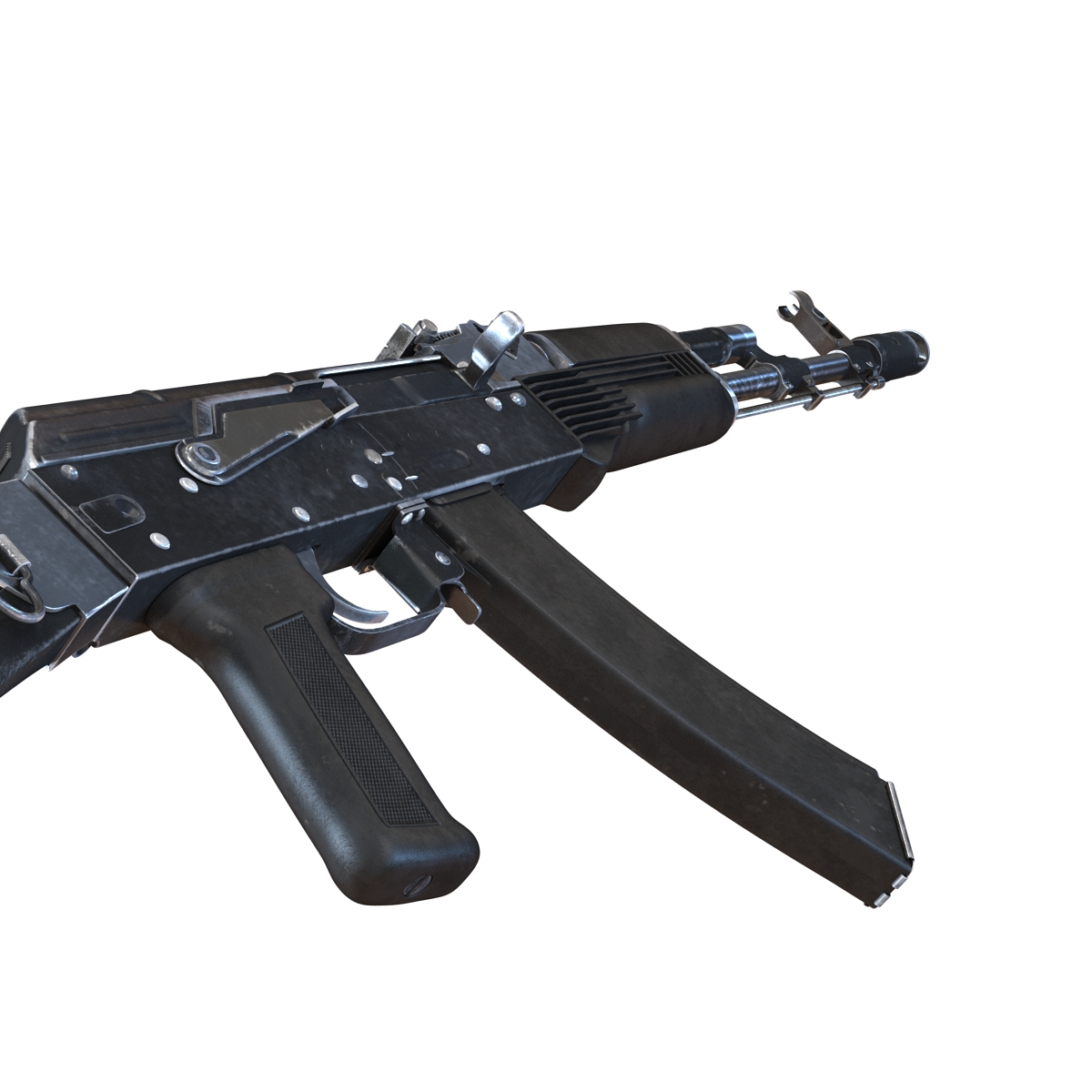 3D model Assault Rifle AKS 74