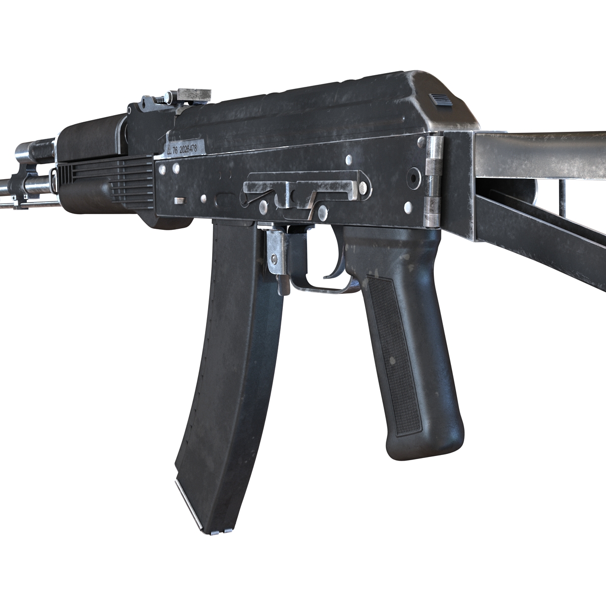 3D model Assault Rifle AKS 74