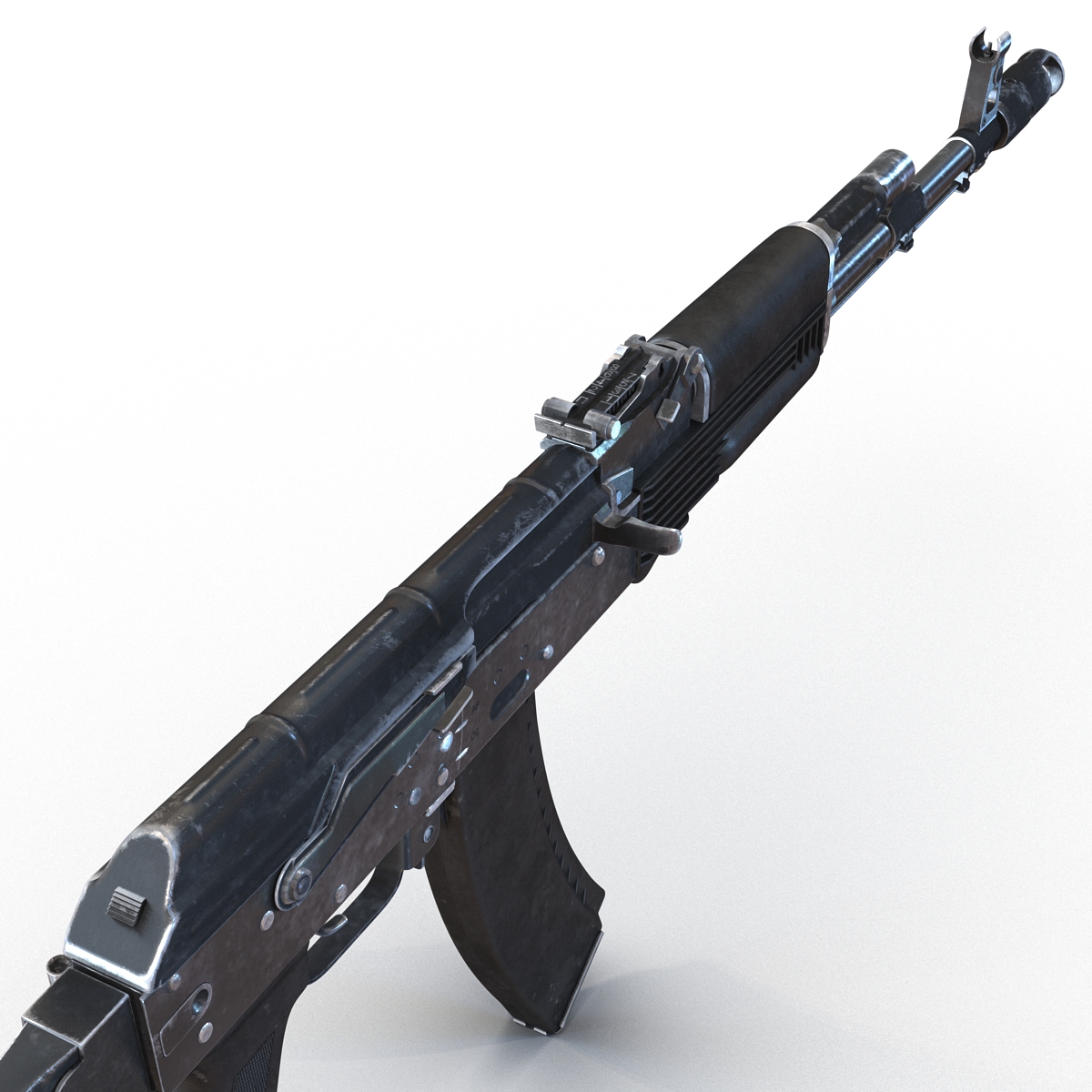 3D model Assault Rifle AKS 74