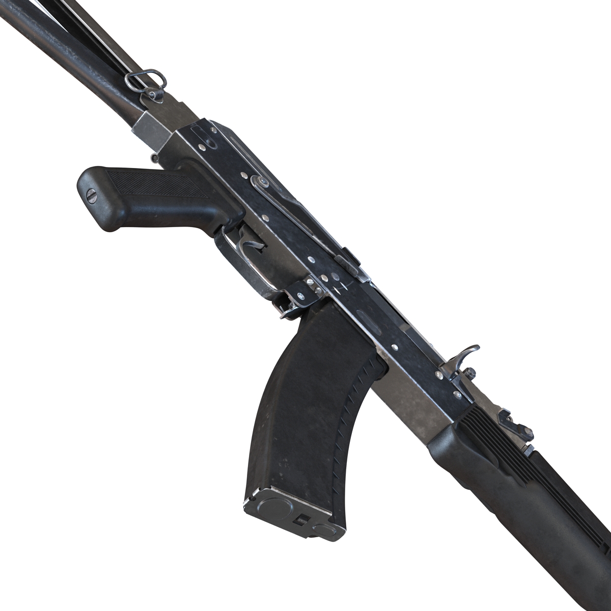 3D model Assault Rifle AKS 74