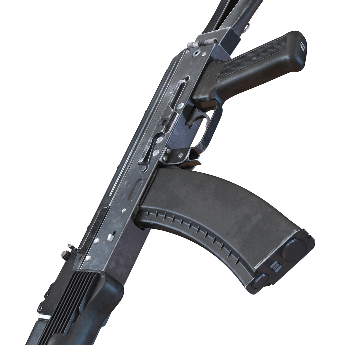 3D model Assault Rifle AKS 74