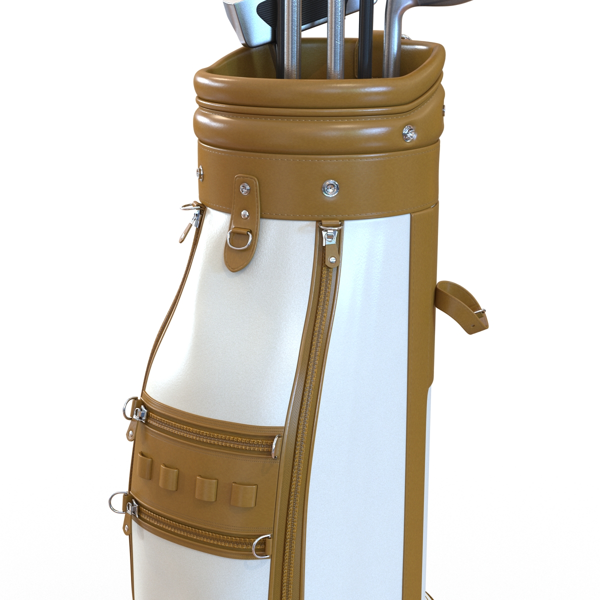 3D model Golf Bag and Clubs 3