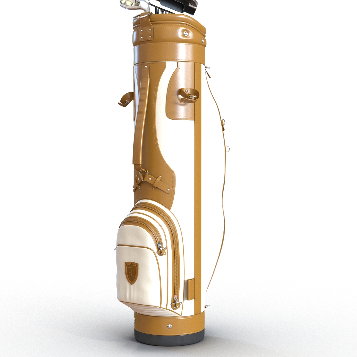 3D model Golf Bag and Clubs 3