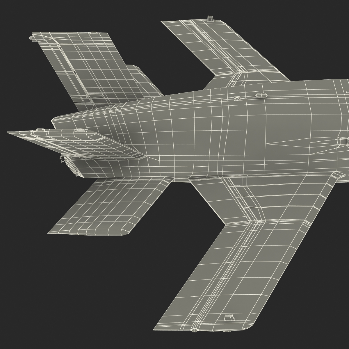 3D model EADS Barracuda UAV Rigged