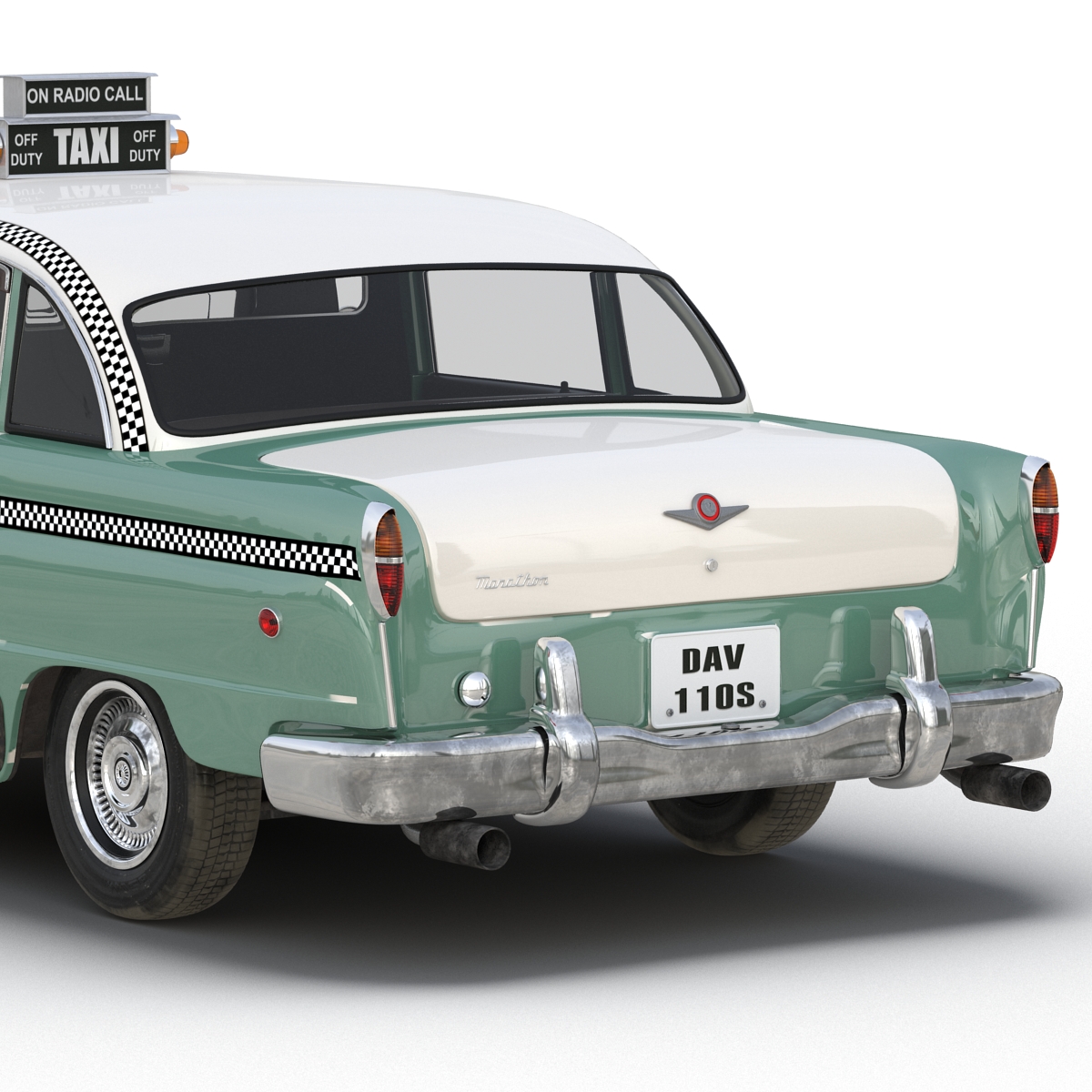 3D model Checker Taxicab 1982