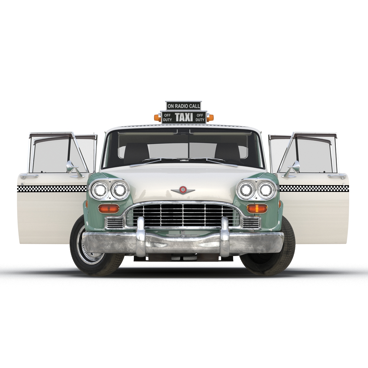 3D model Checker Taxicab 1982