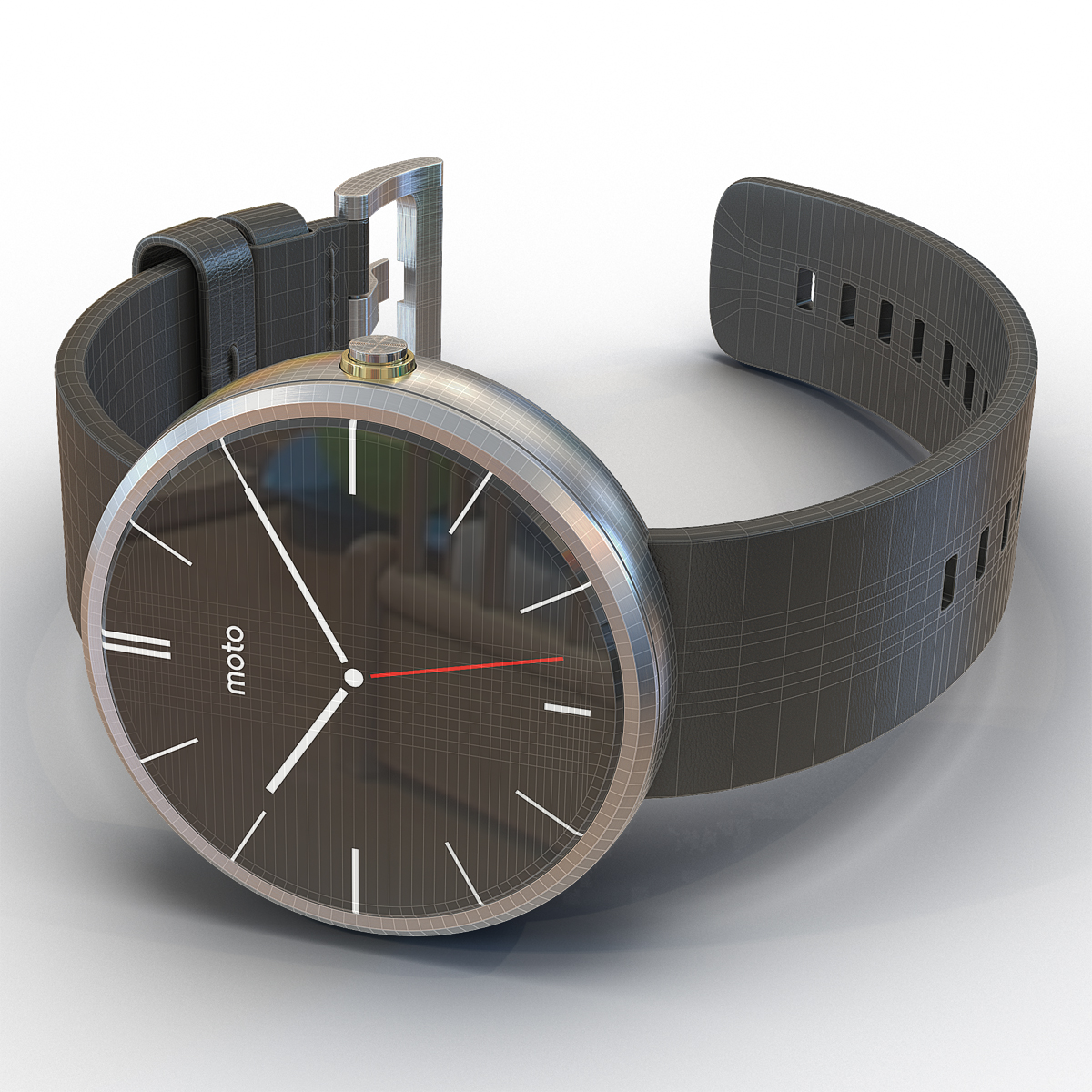 3D Smartwatch Moto 360 3 Silver model