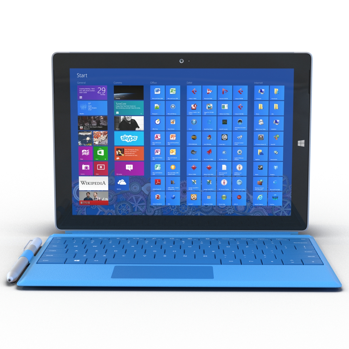 Microsoft Surface 3 3D model