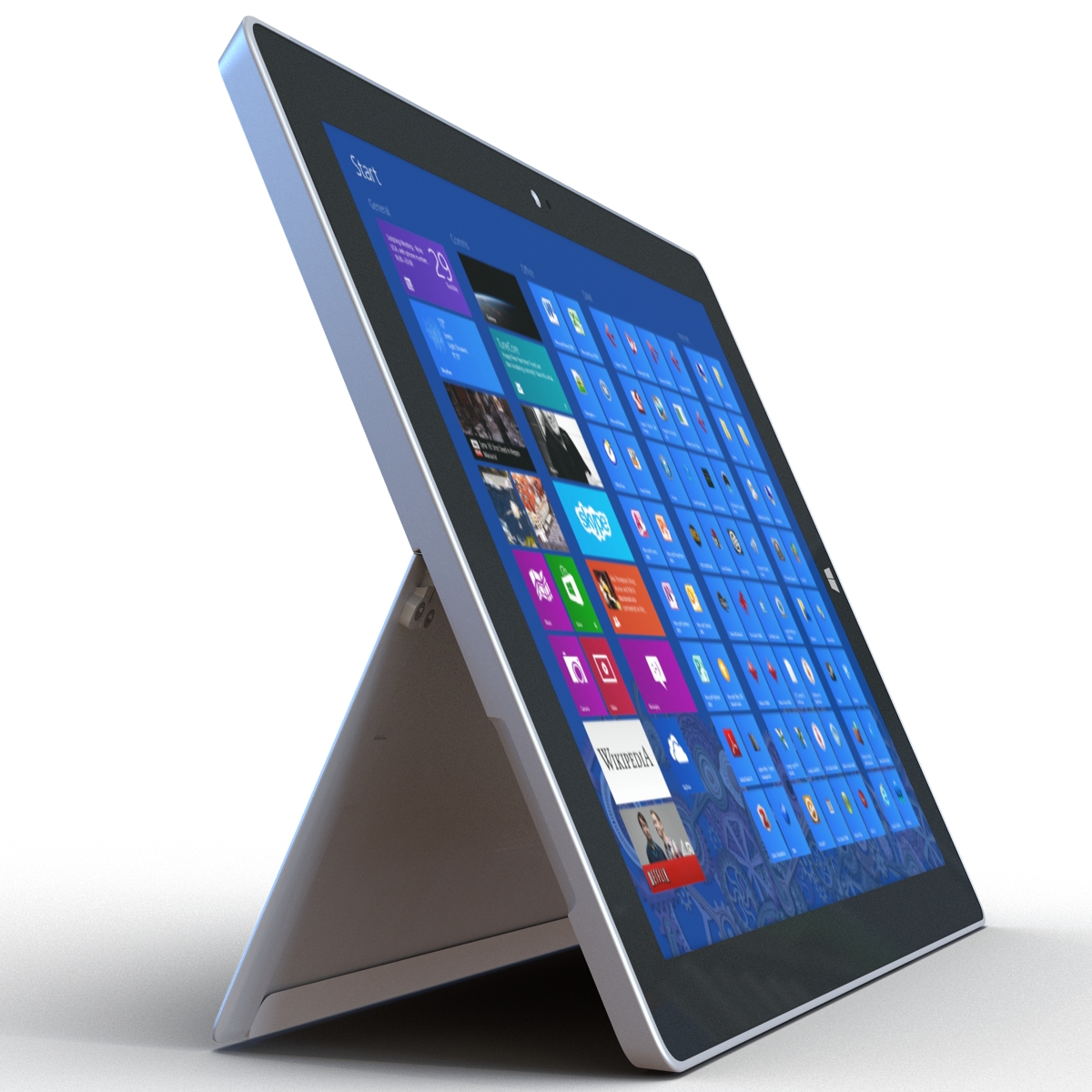 3D Microsoft Surface 3 Tablet