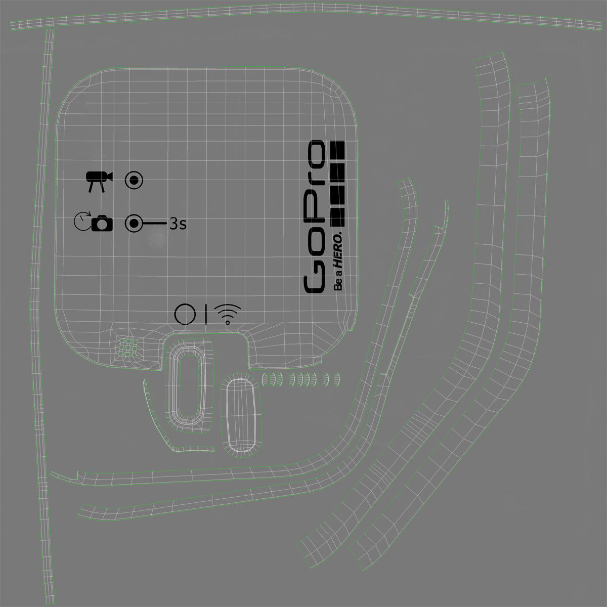 3D model GoPro Hero 4 Session