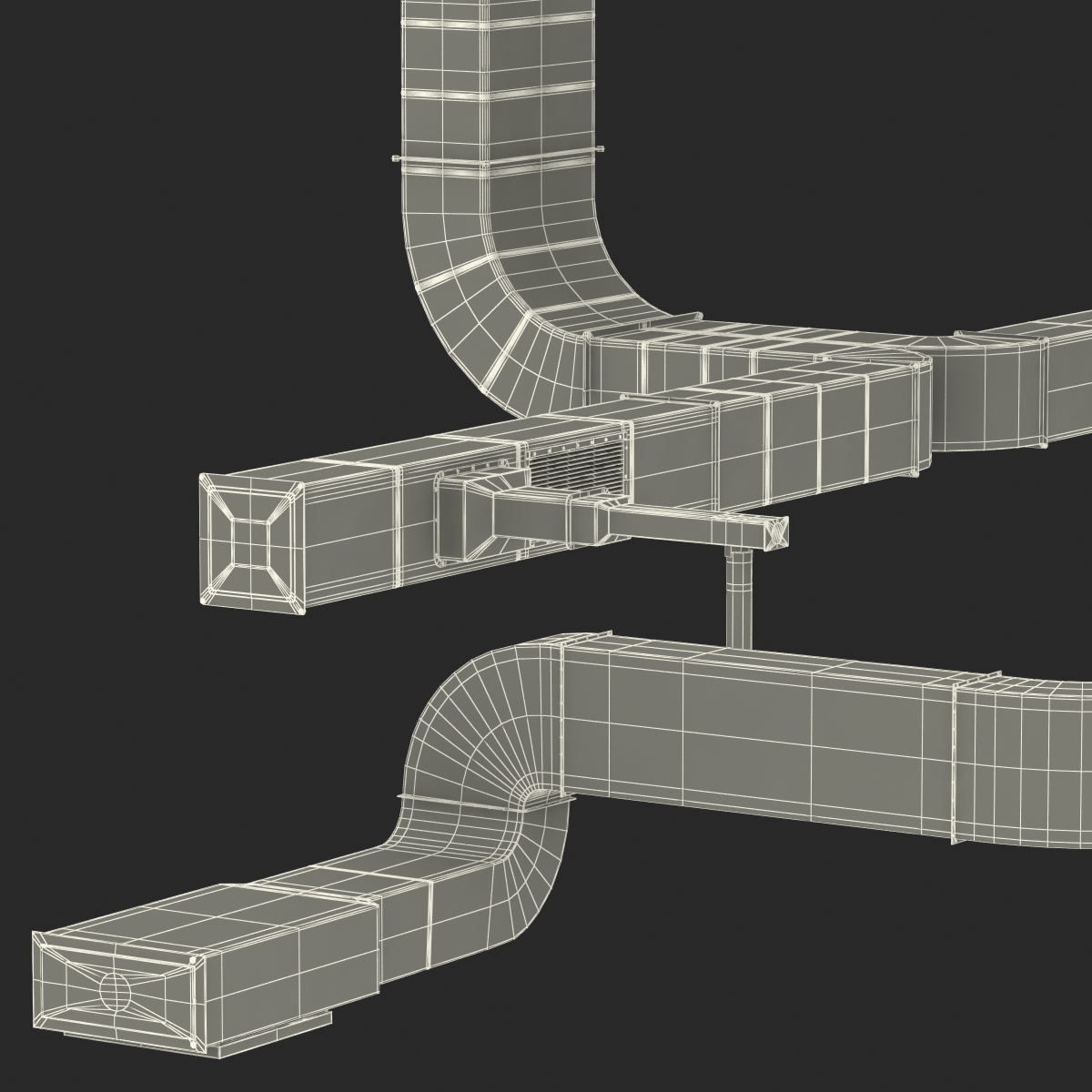 Air Conditioning Ducting 3D model