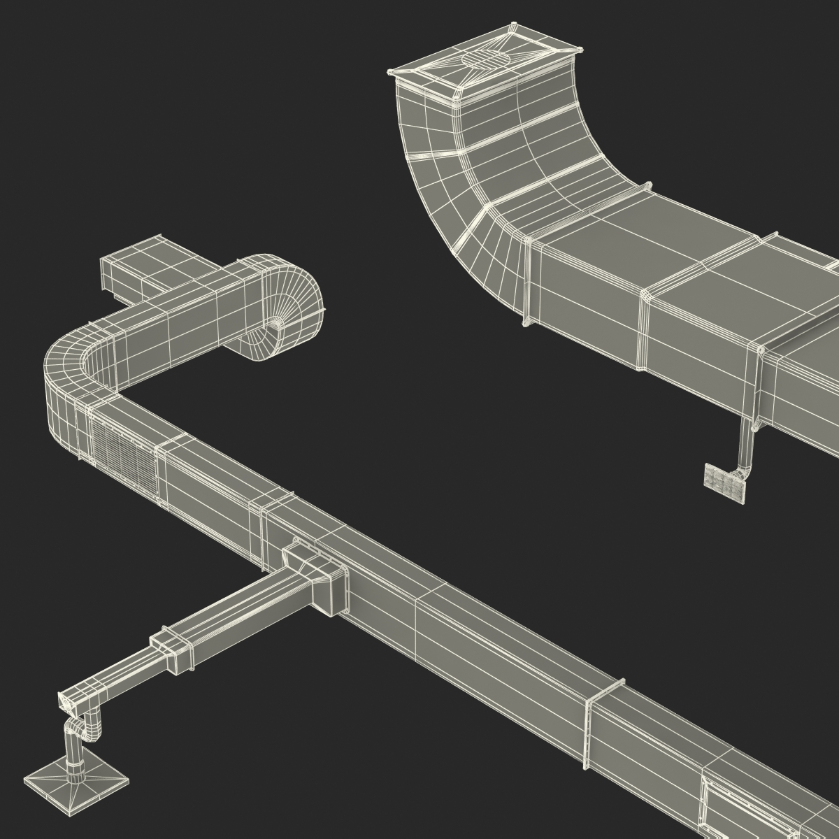 Air Conditioning Ducting 3D model