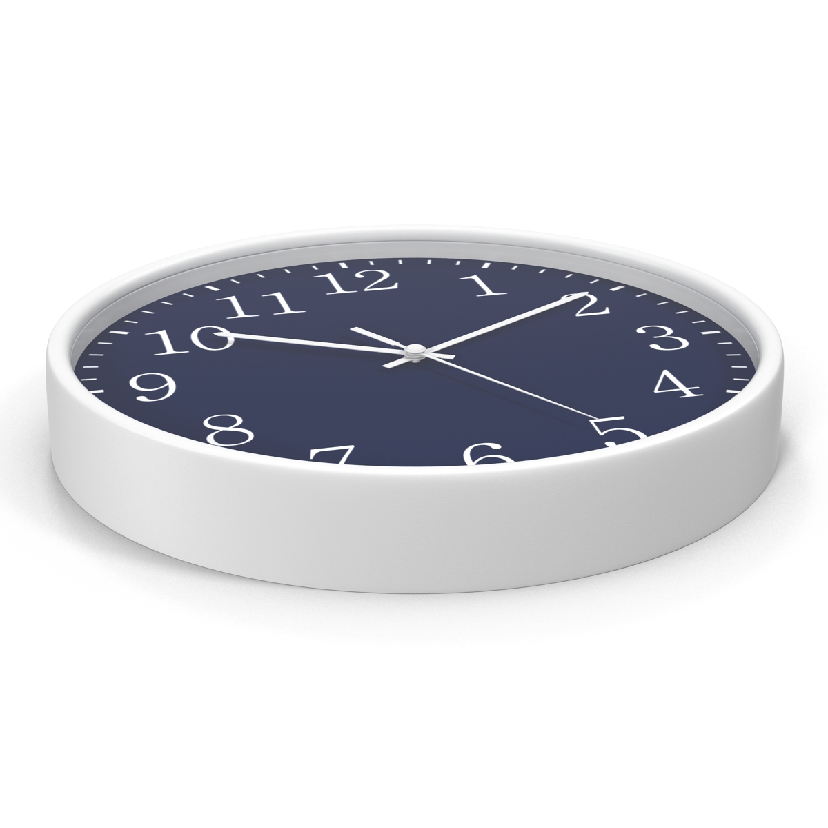 Office Clock 2 Blue 3D model