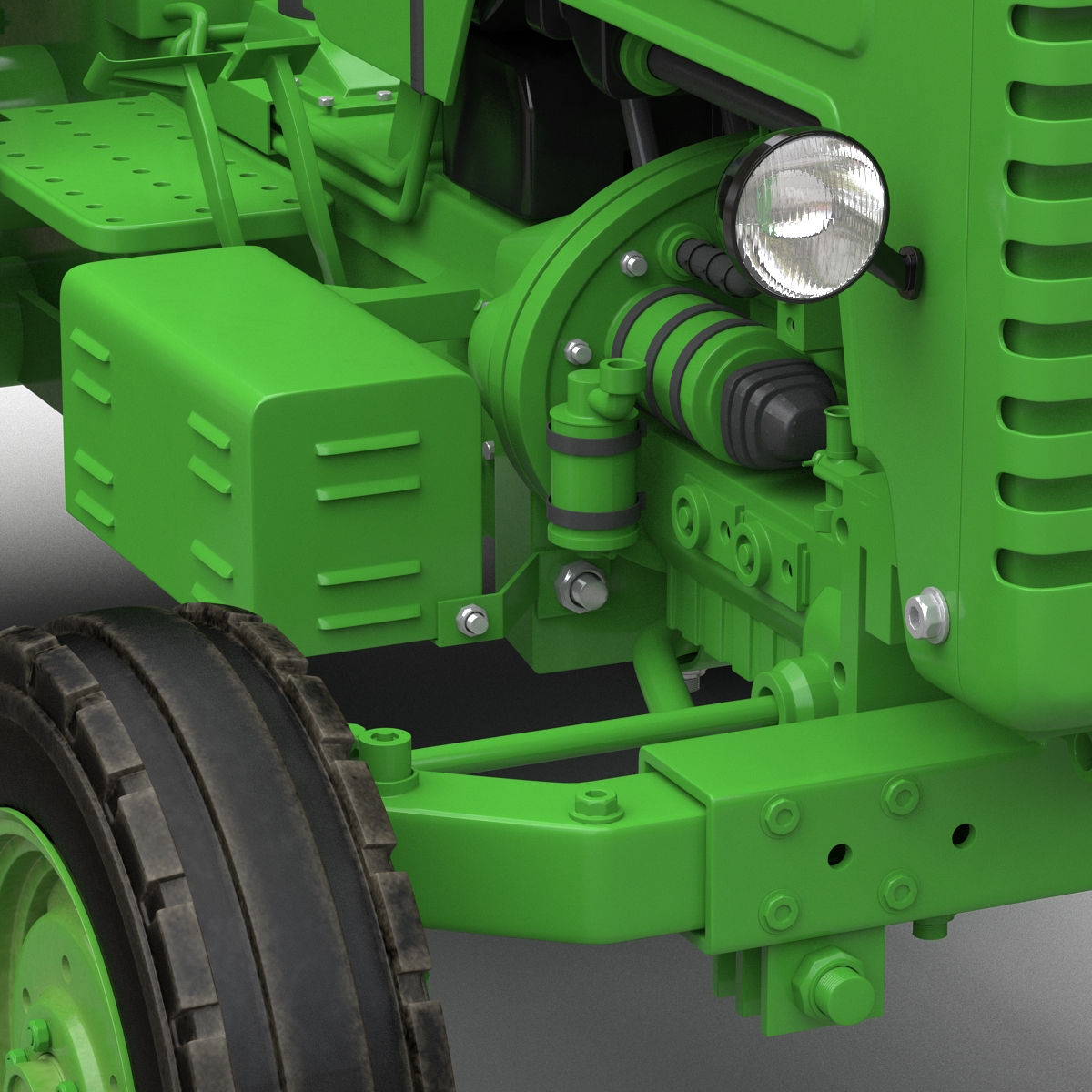 3D model Generic Tractor