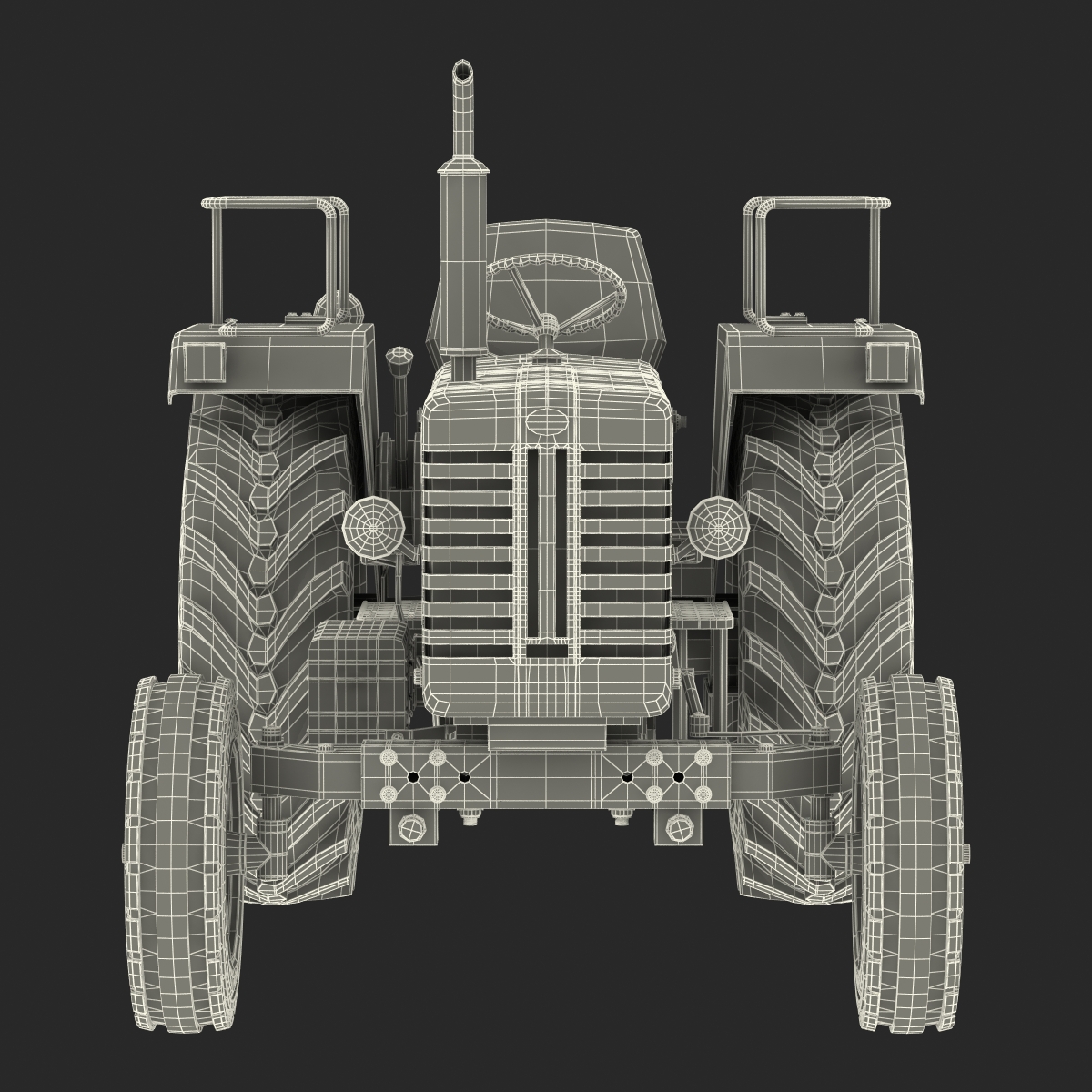 3D model Generic Tractor