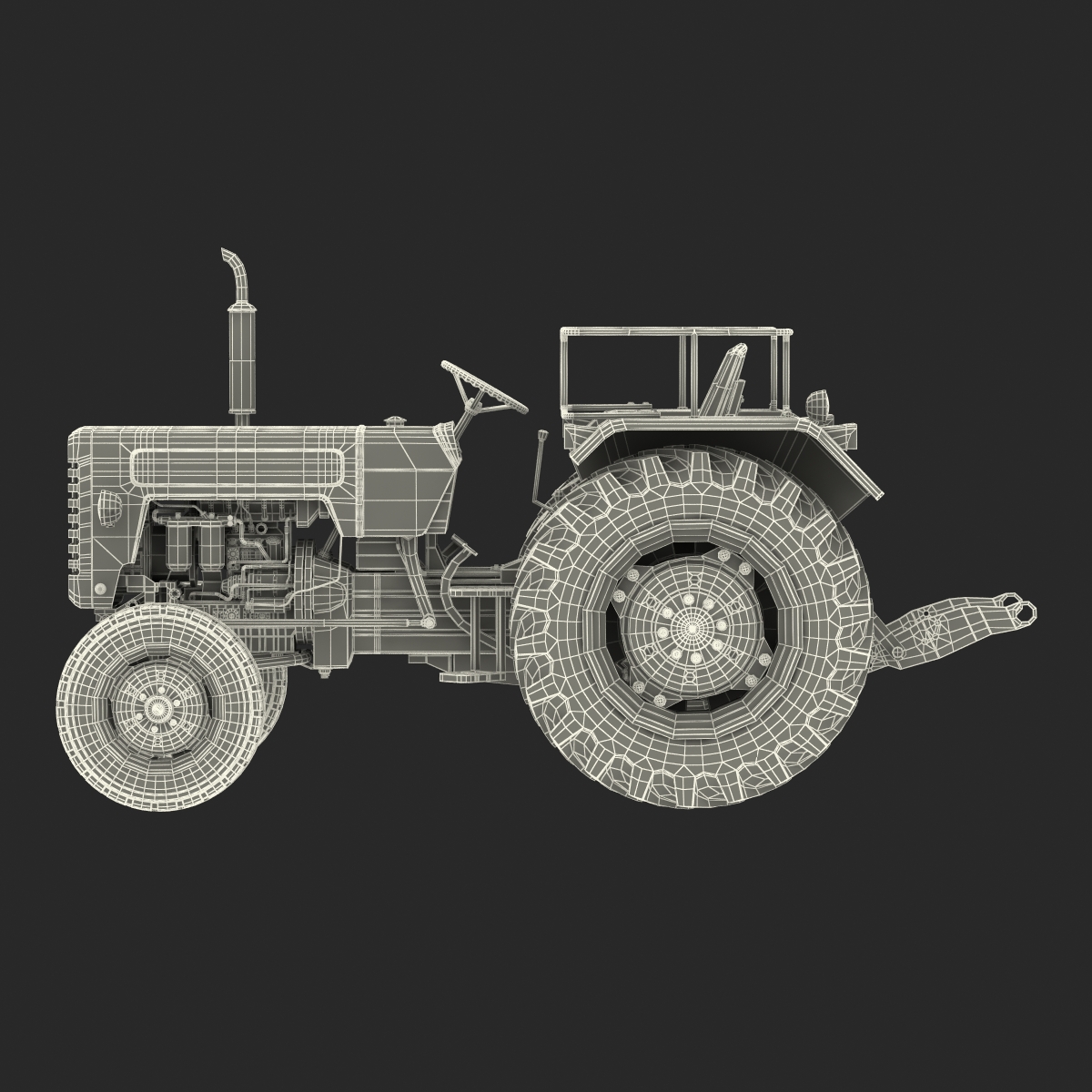 3D model Generic Tractor