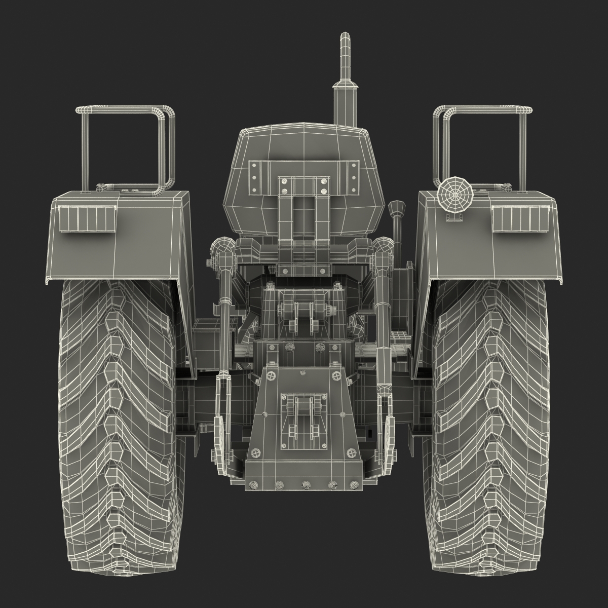 3D model Generic Tractor