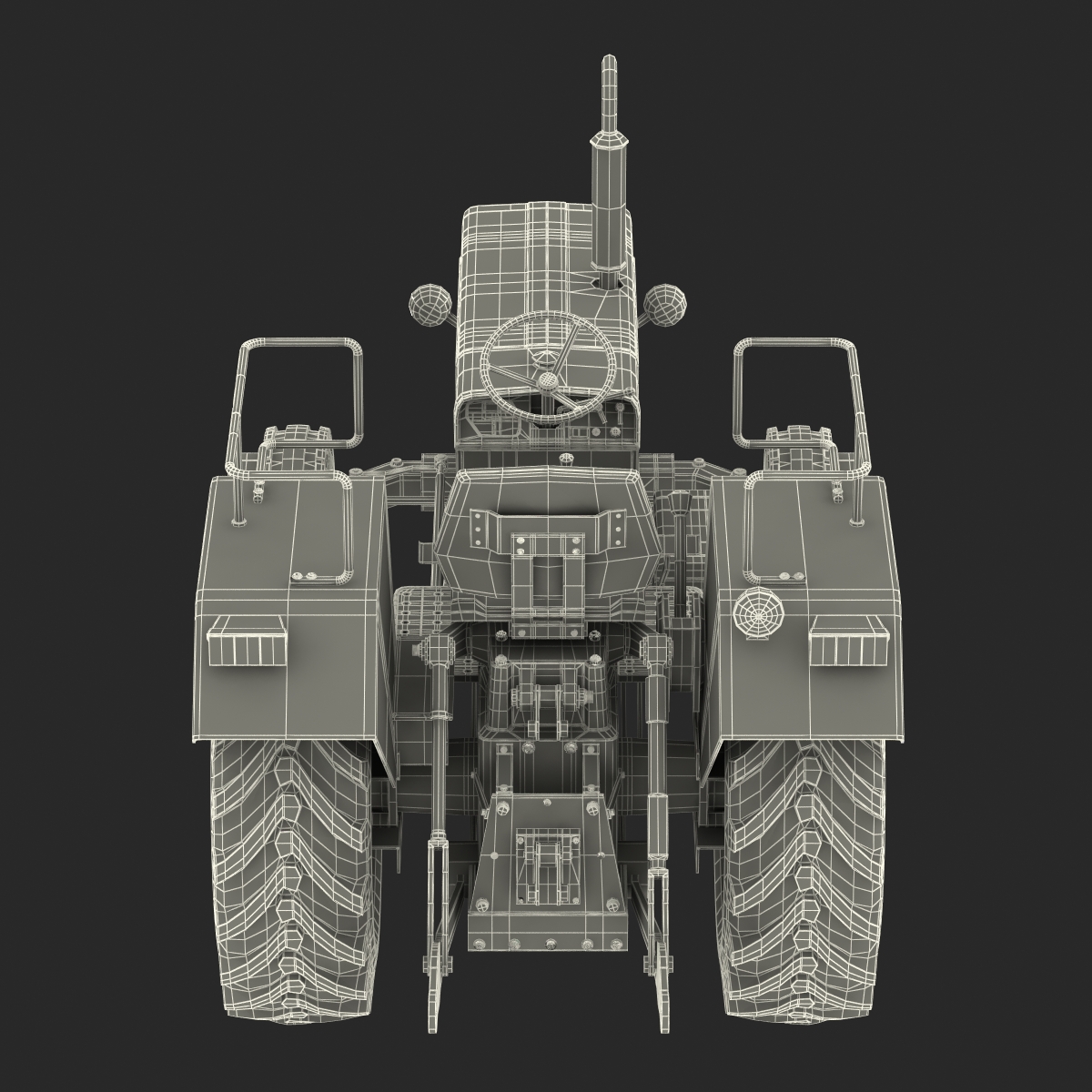 3D model Generic Tractor