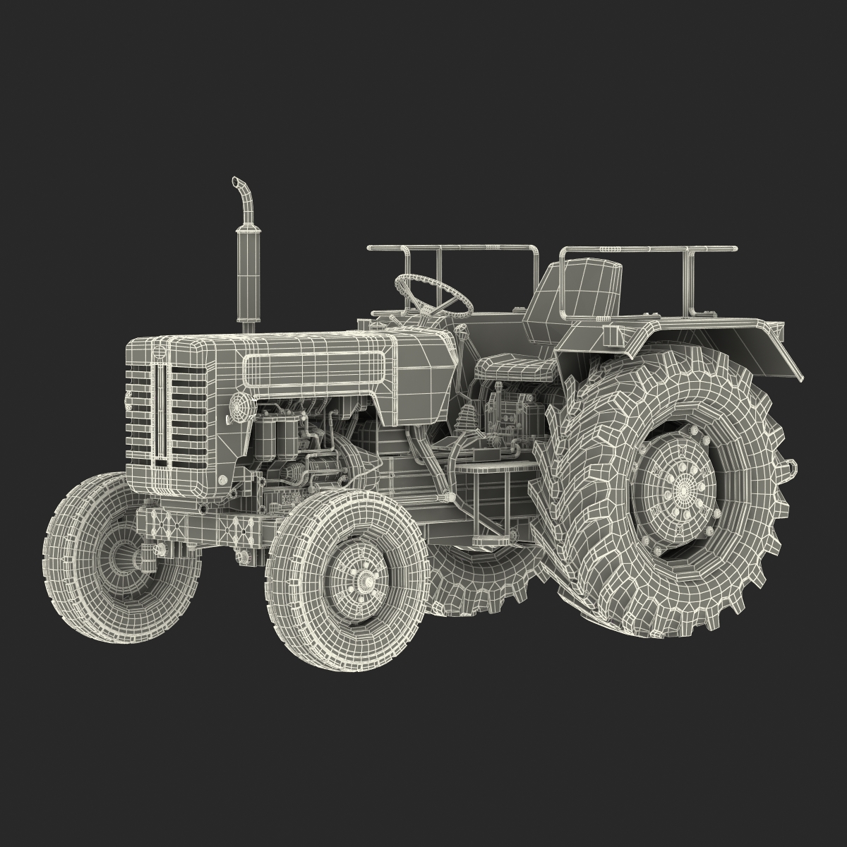 3D model Generic Tractor