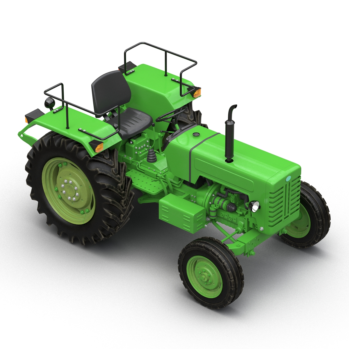 Generic Tractor Rigged 3D