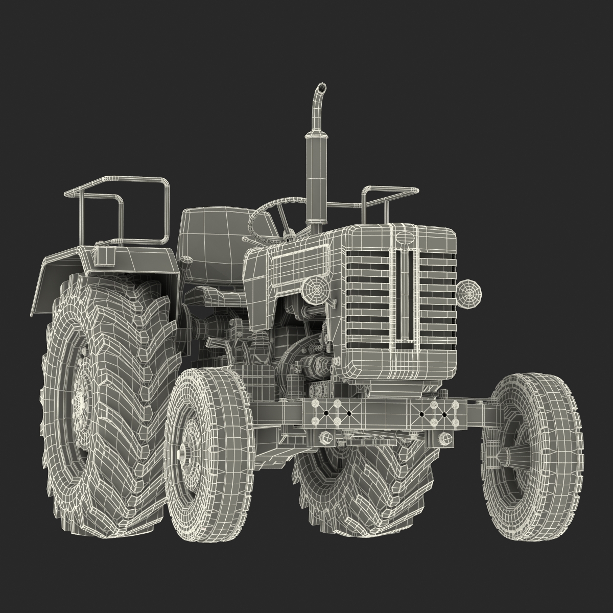 Generic Tractor Rigged 3D