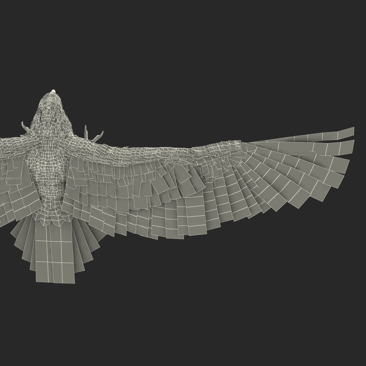 3D Imperial Eagle Pose 3