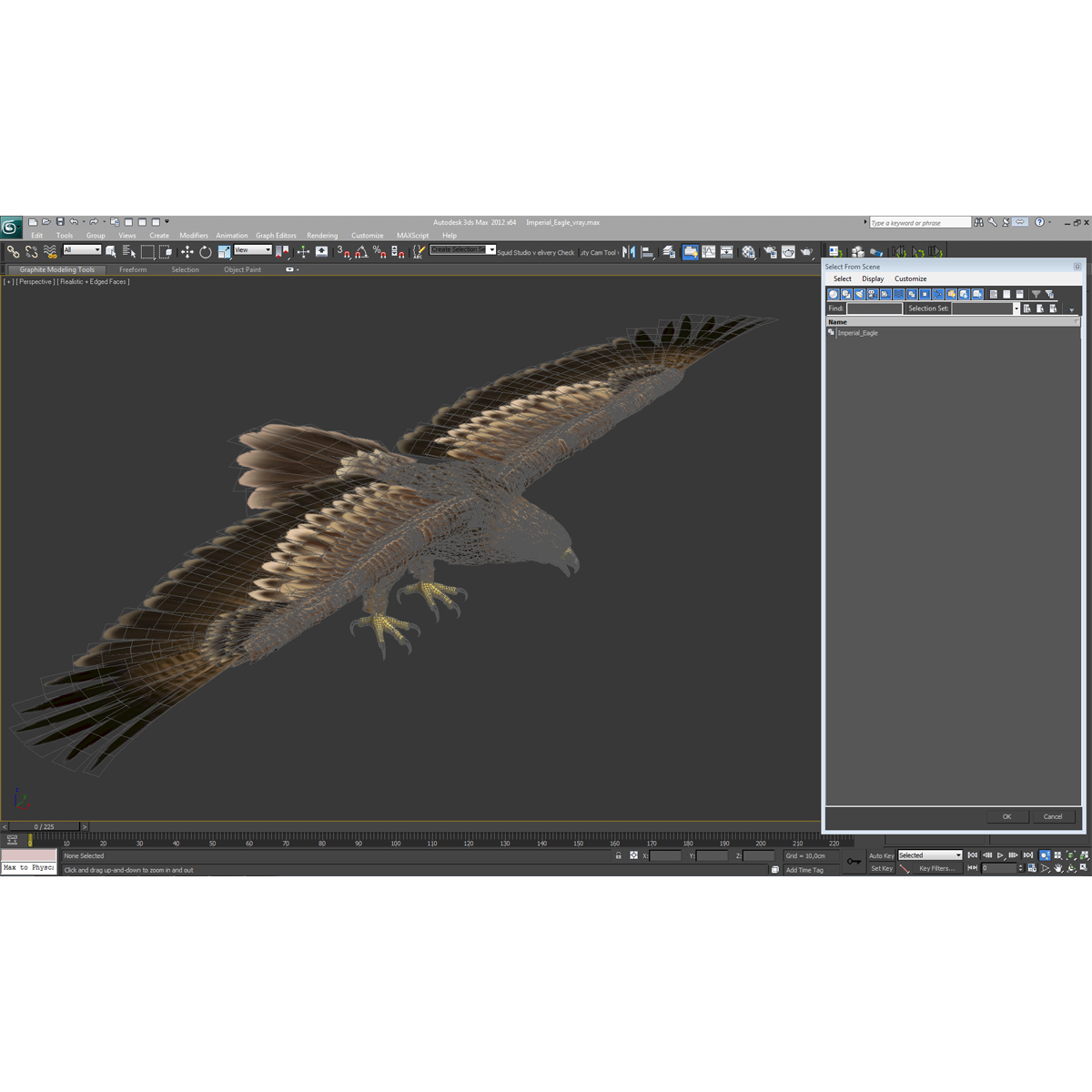 Imperial Eagle 3D model