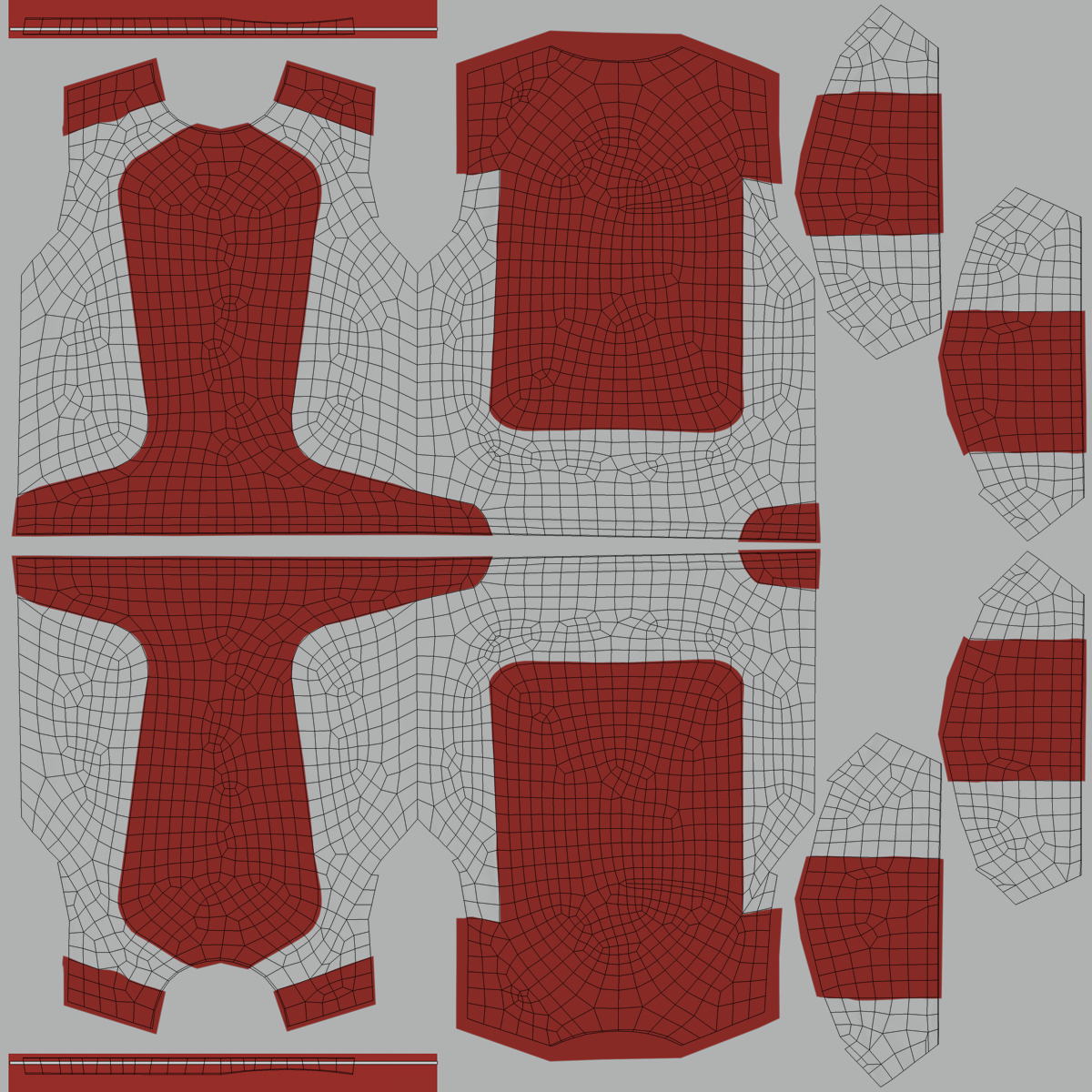 3D model TShirt Red