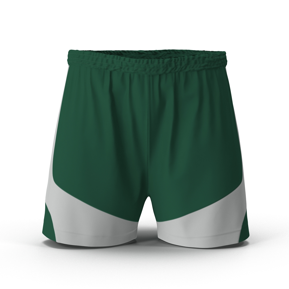 Soccer Shorts Green 3D model