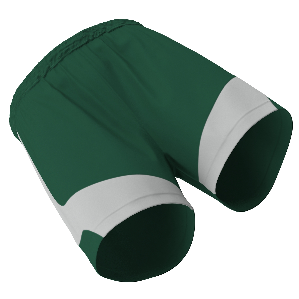 Soccer Shorts Green 3D model