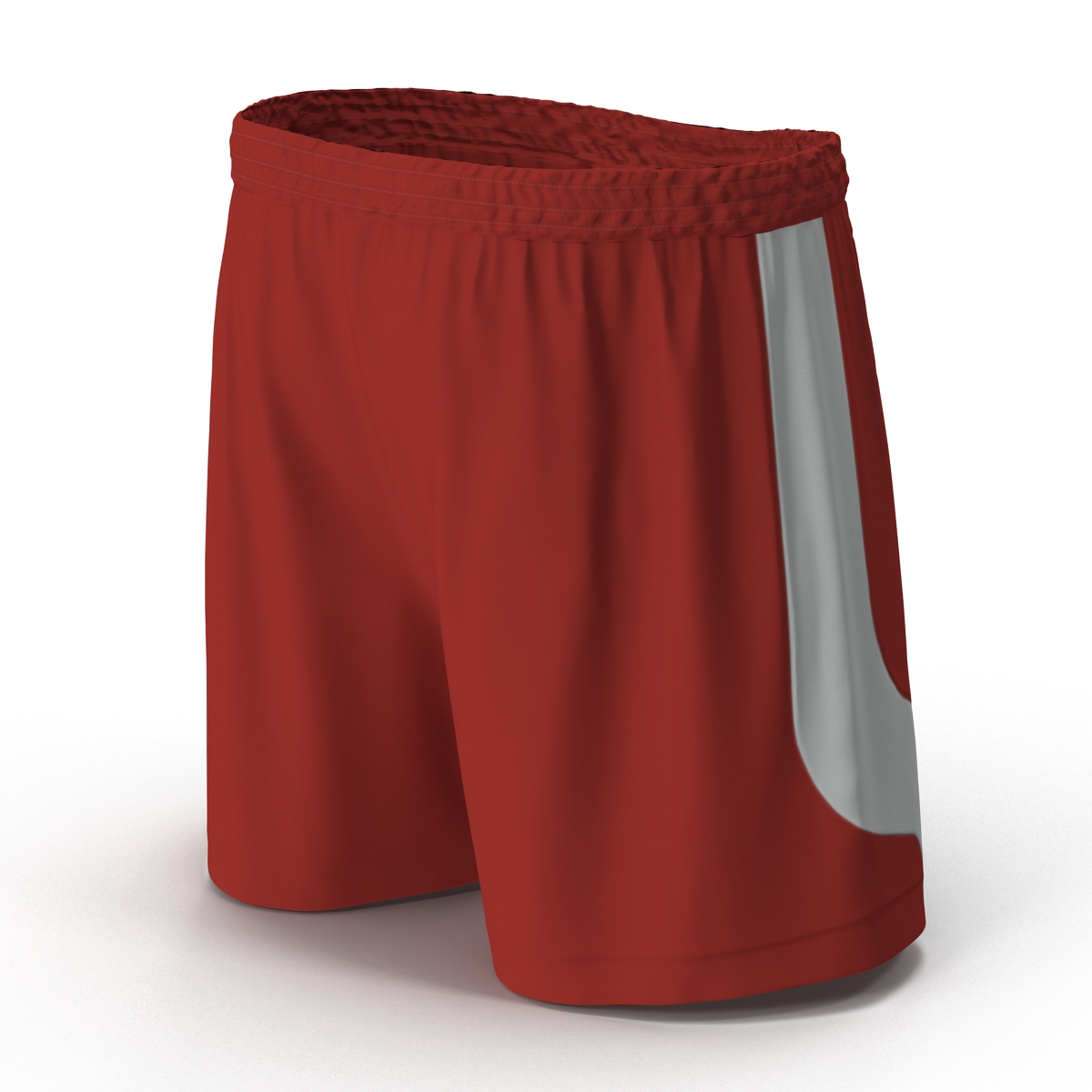 Soccer Shorts Red 3D