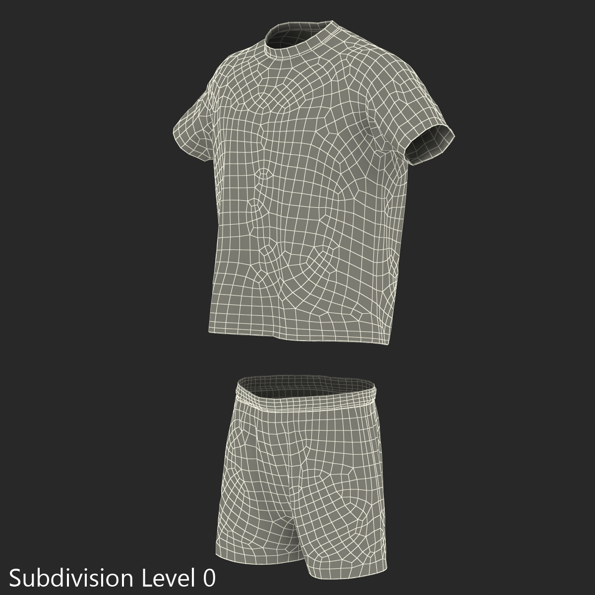 3D Soccer Uniform Blue 2