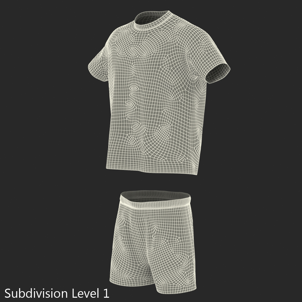 3D Soccer Uniform Blue 2