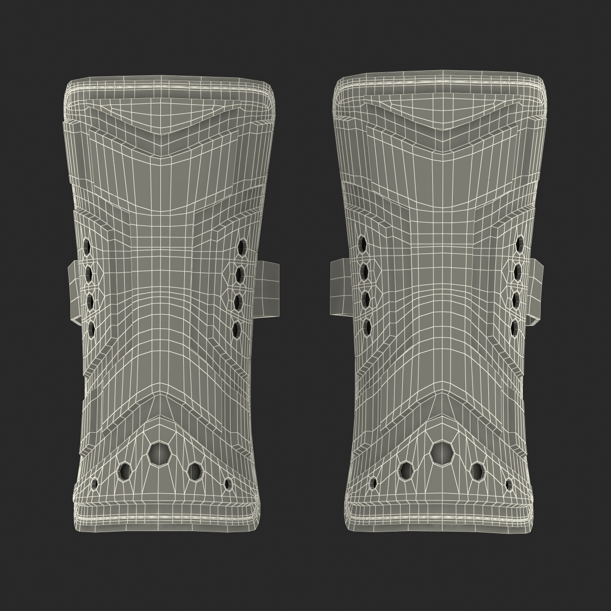 3D Soccer Shin Pads