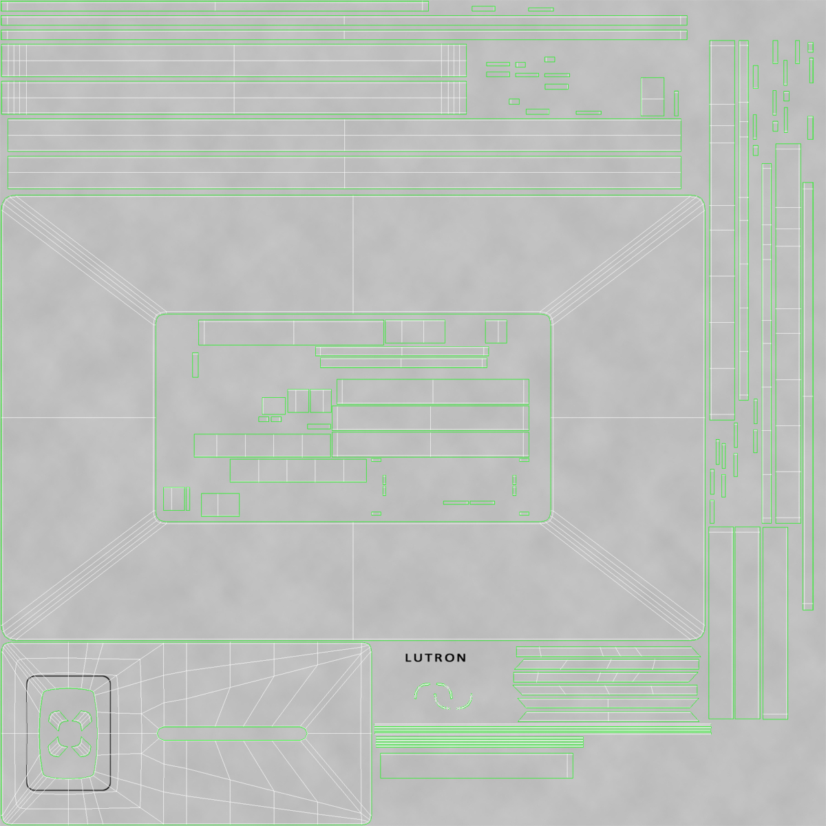 3D Dimmer Switch model