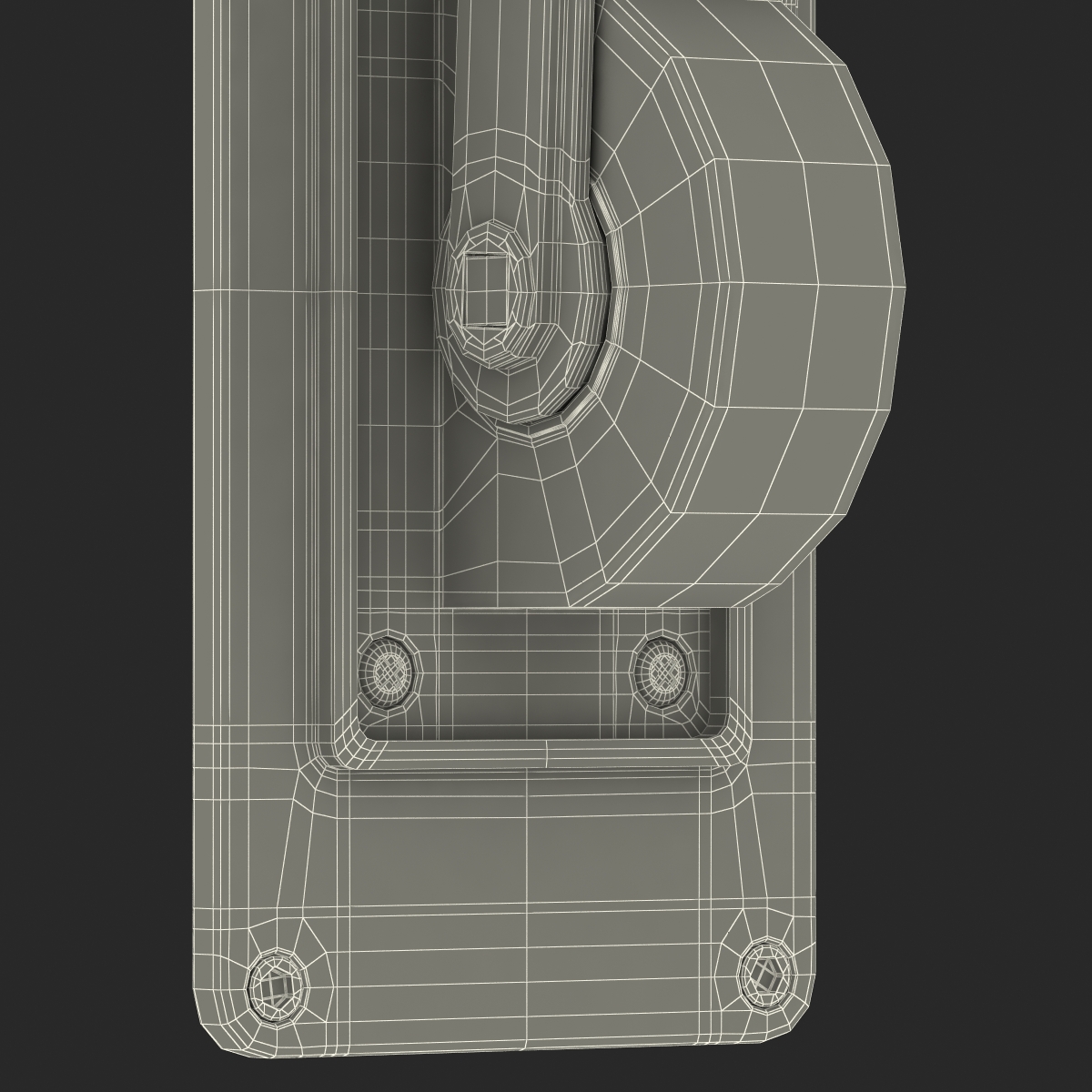 3D Industrial Power Switch model