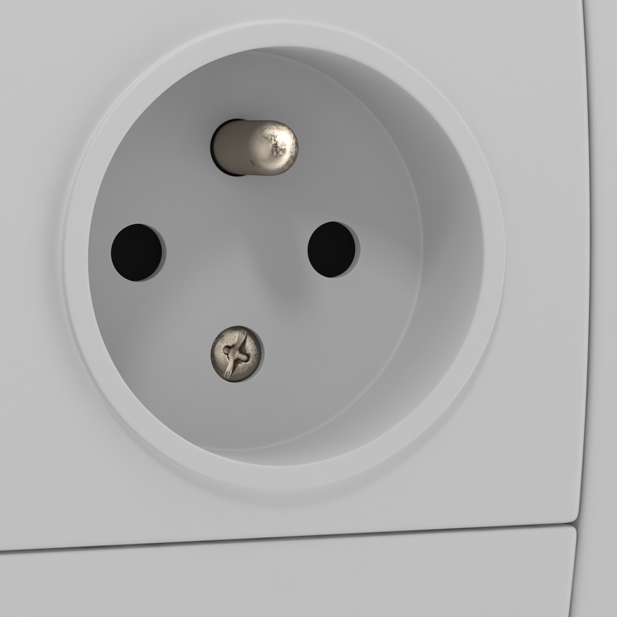 European Electrical Outlet Generic 3D model