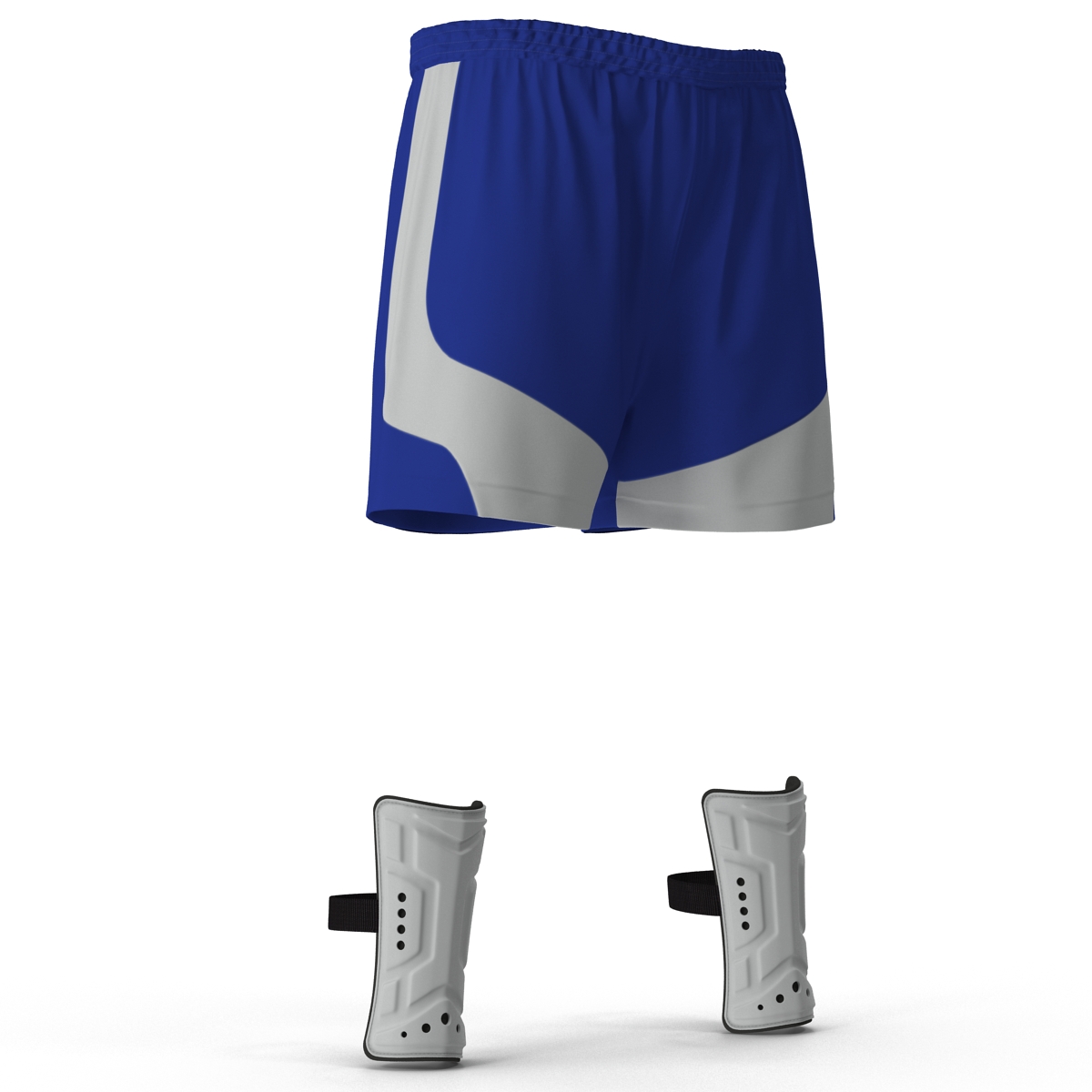 Soccer Uniform Blue 3D model