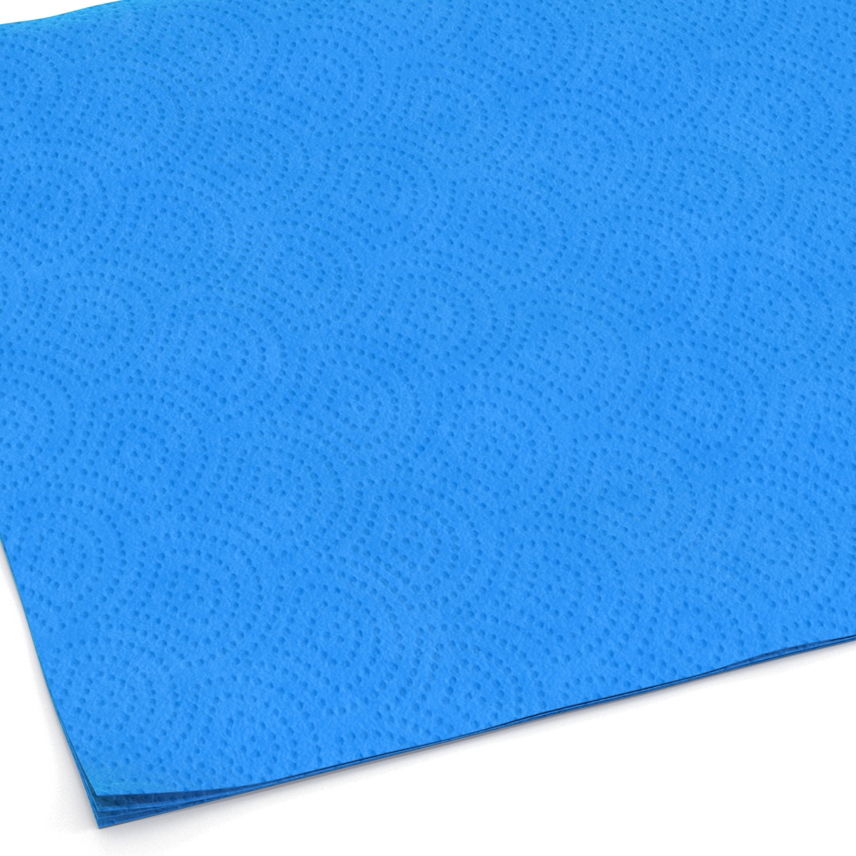 Paper Napkin Blue 3D