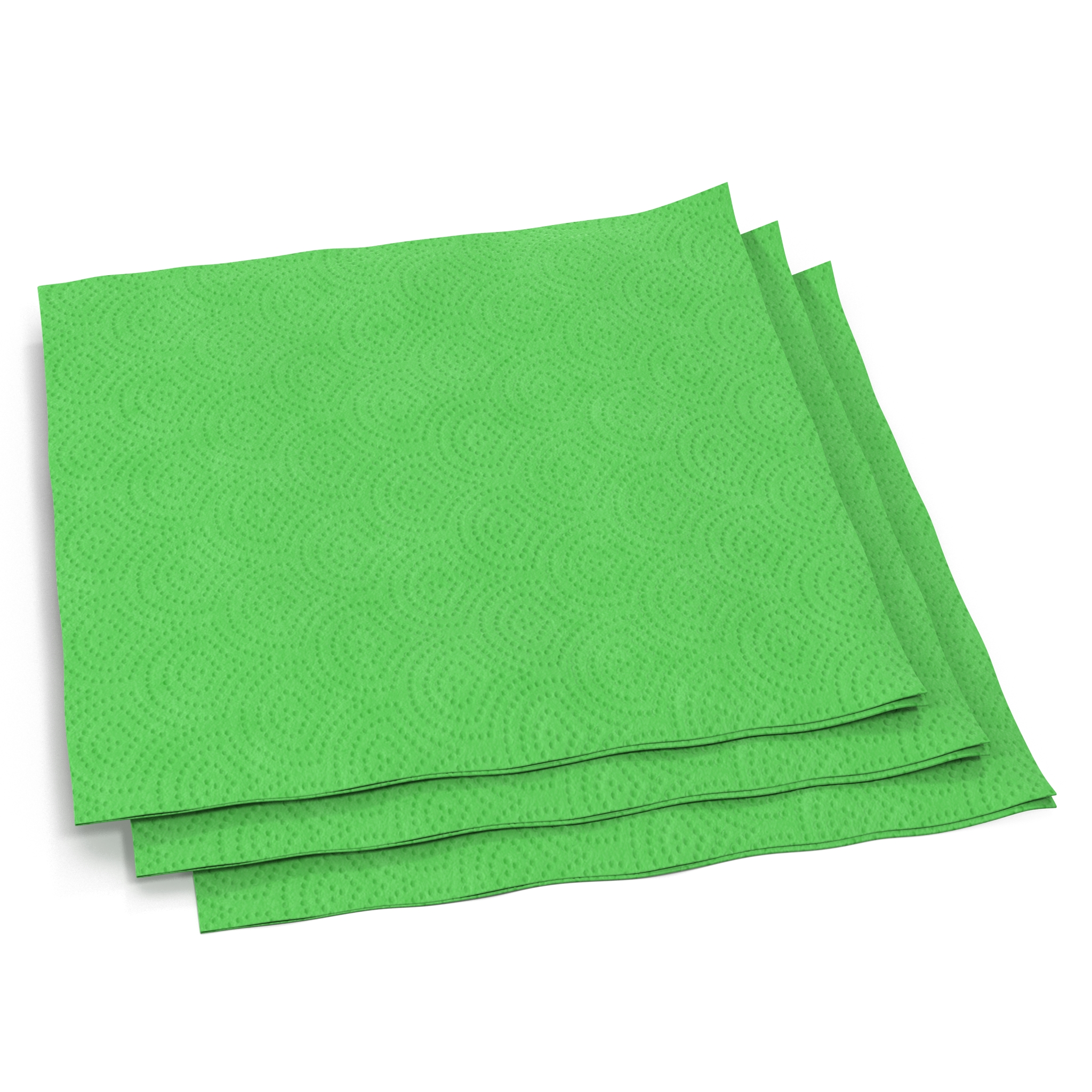 3D Paper Napkin Green model