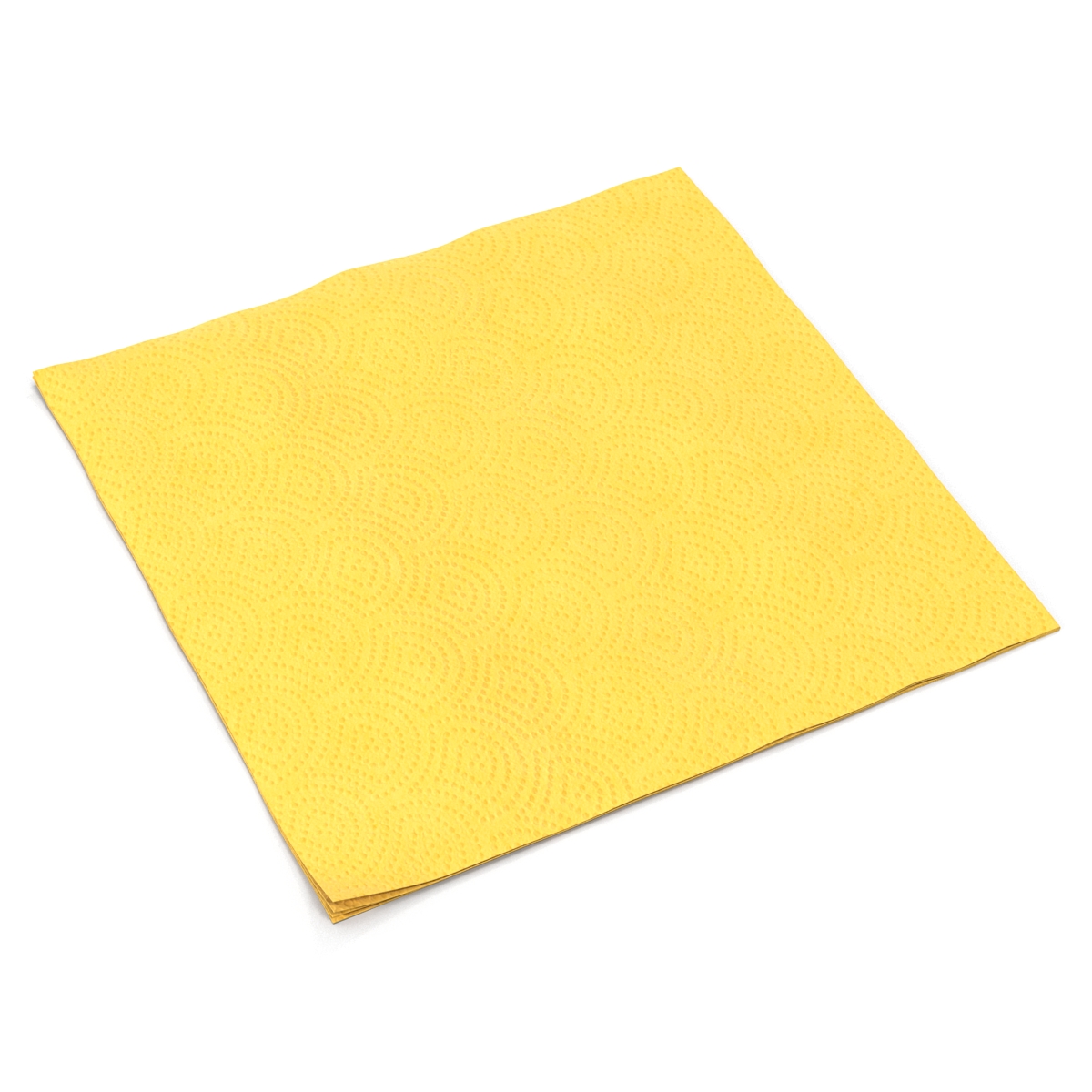 Paper Napkin Yellow 3D model