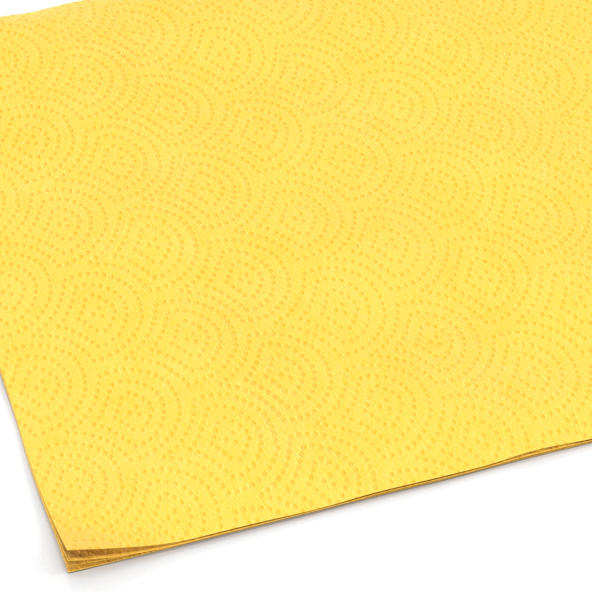 Paper Napkin Yellow 3D model